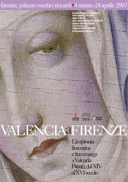 La locandina della mostra Valencia a Firenze