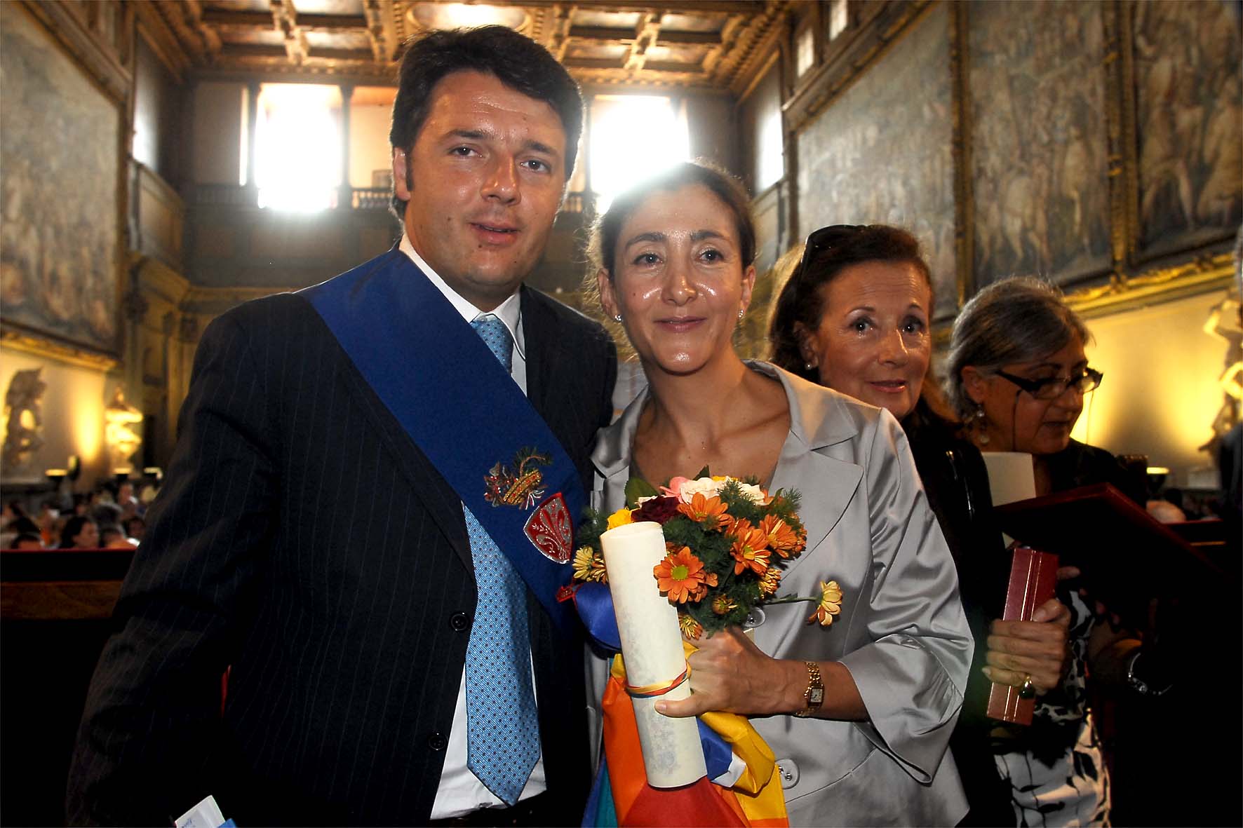 Ingrid Betancourt e Matteo Renzi