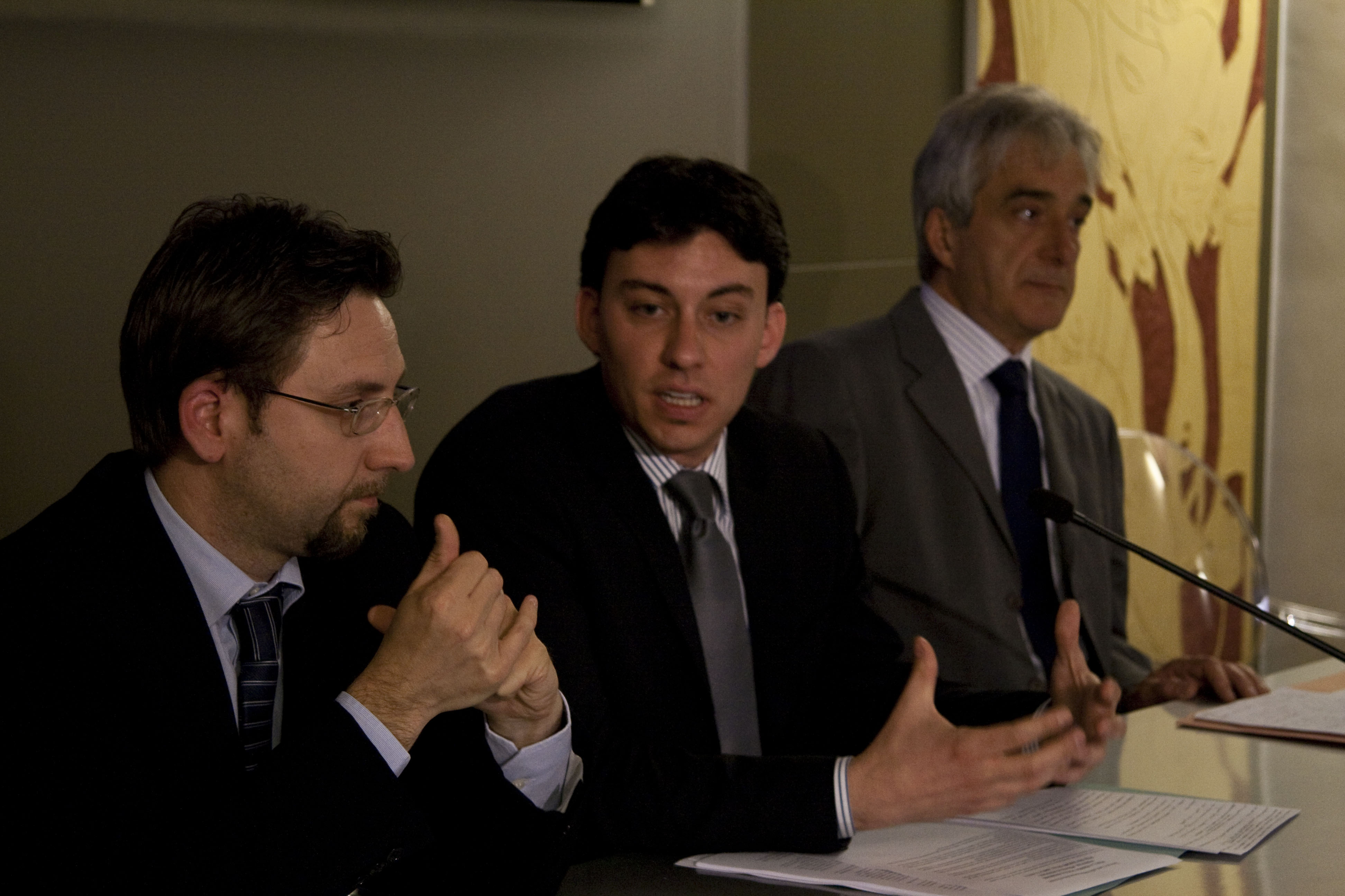 Marco Gamannossi, Alessio Beltrame e Carlo Cardelli
