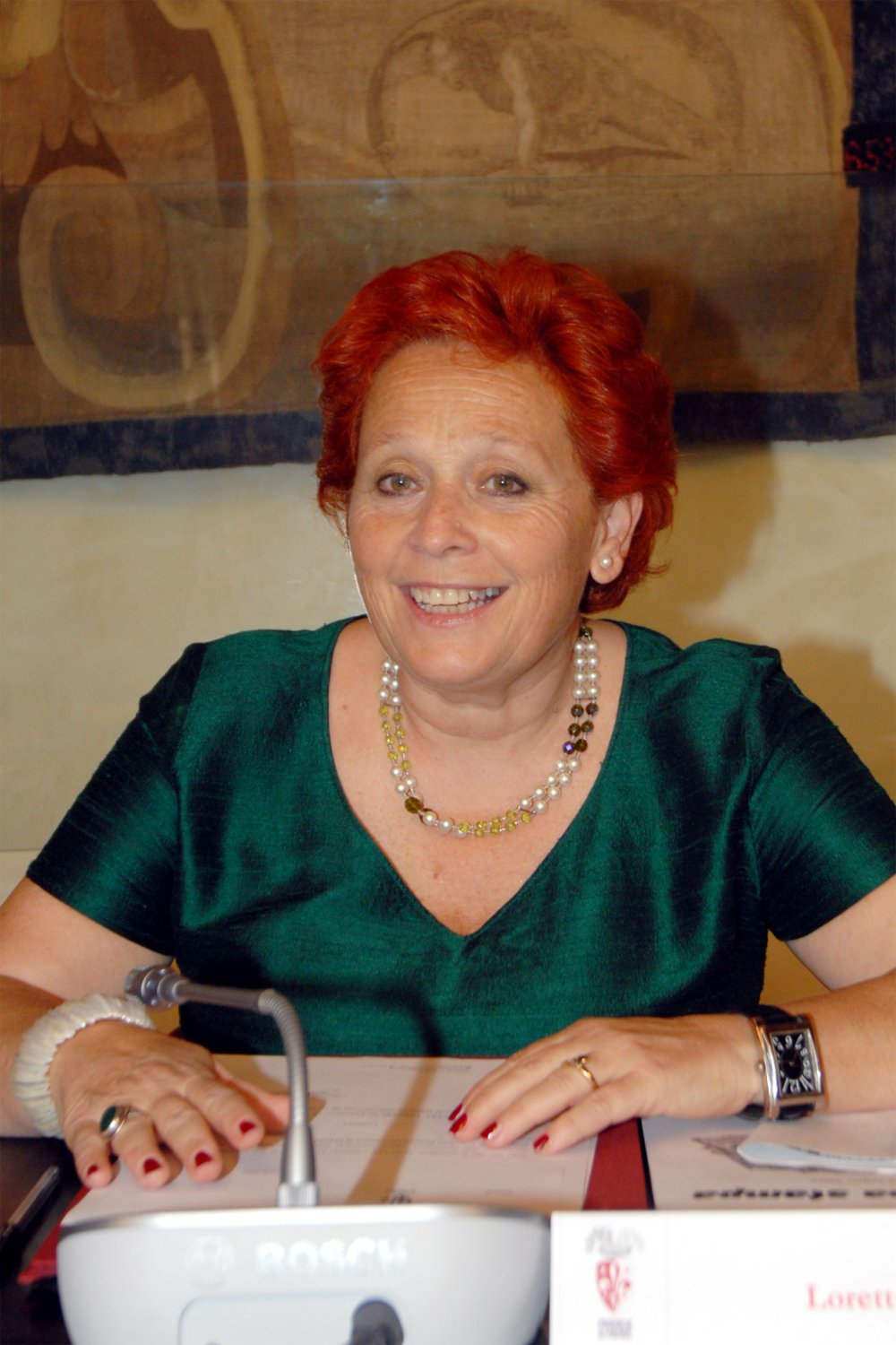 La Presidente della Commissione pari opportunit della Provincia di Firenze Loretta Lazzeri