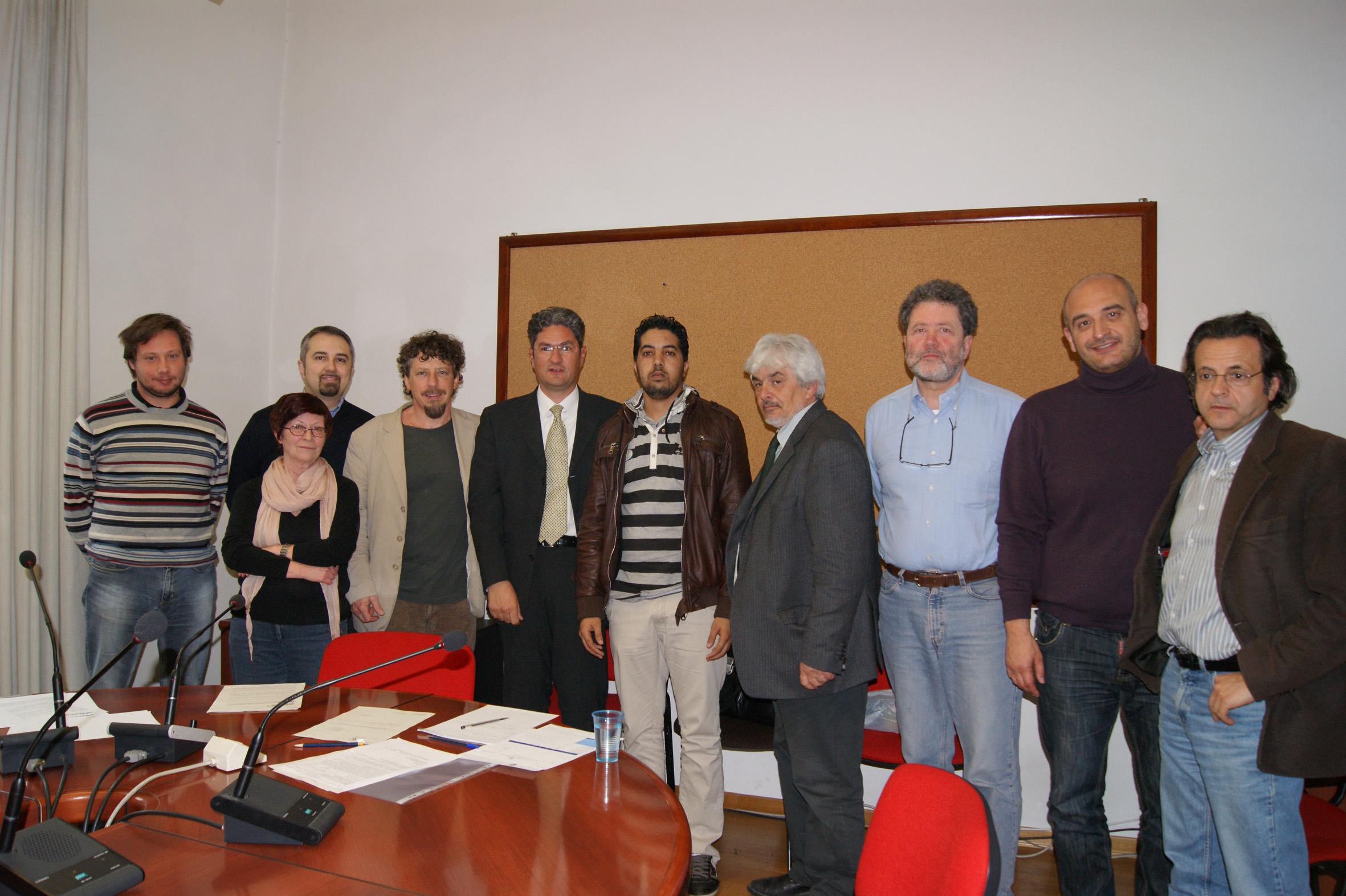 Ahmed Ettanj ricevuto dalla Commissione Rapporti Internazionali della Provincia di Firenze