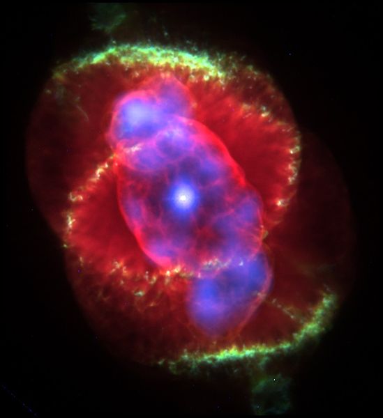 La Nebulosa Occhio di Gatto fotografata dal Telescopio Spaziale Hubble (Foto Nasa)