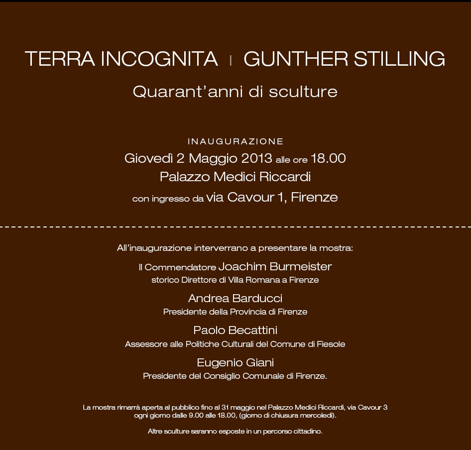 Gunther Stilling. Terra Incognita