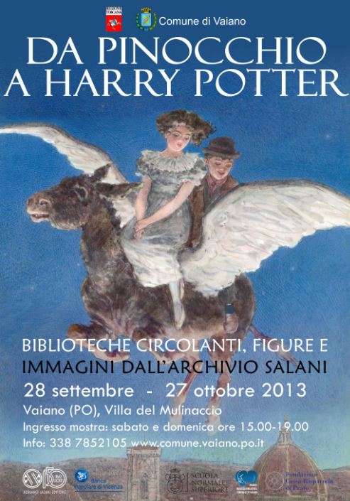 Manifesto della Mostra 'Da Pinocchio a Harry Potter'