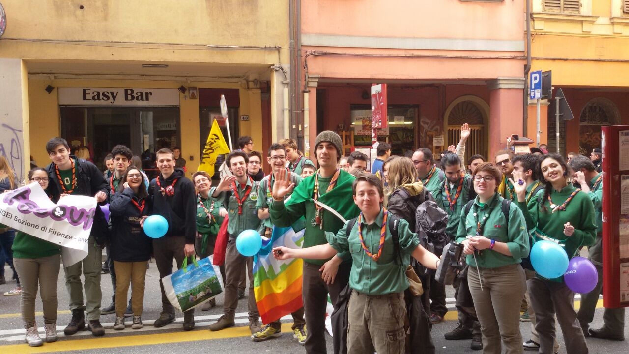 Gli scout fiorentini a Bologna