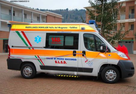 Nuova ambulanza Fratellanza Popolare Valle del Mugnone