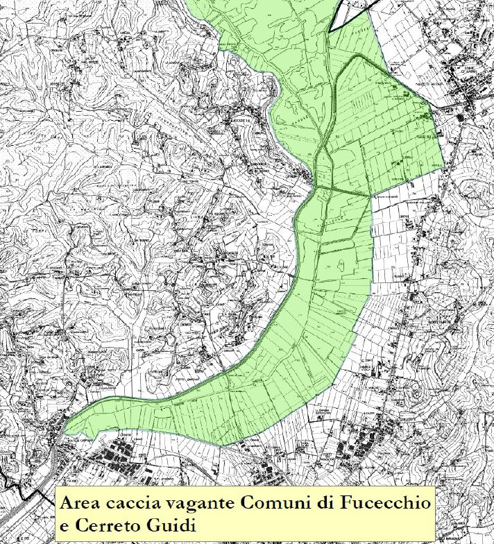 Cartografia allegata al Piano venatorio della Città metropolitana di Firenze