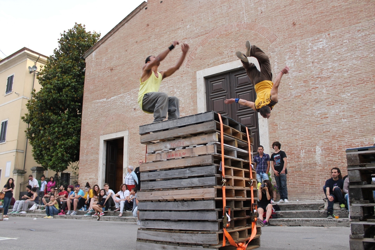 Evento di Street Art del 2013 in piazza Boccaccio