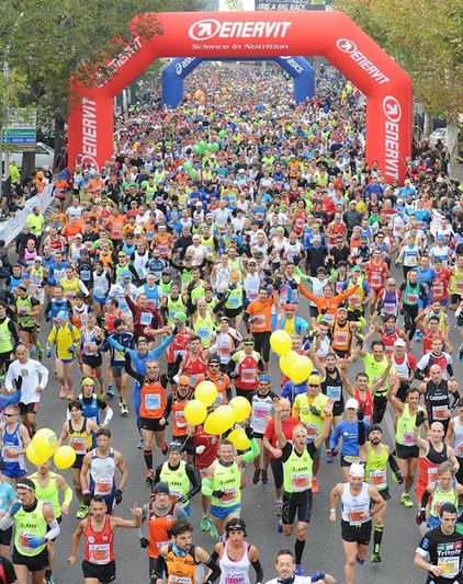Partenza della Firenze Marathon 2015