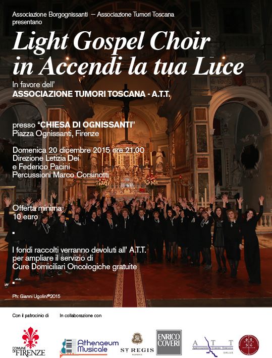 Locandina 'Light Gospel Choir in Accendi la tua Luce'