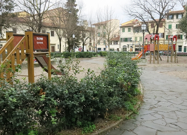 Area giochi di Piazza Tasso a Firenze
