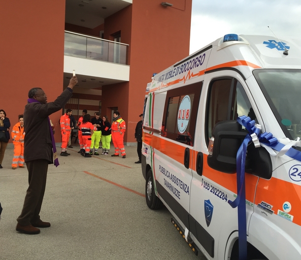 Inaugurazione della nuova ambulanza della Pubblica Assistenza di Tavarnuzze