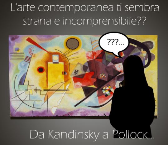 Invito alla visita nella lingua dei segni alla mostra 'Da Kandinsky a Pollock...'