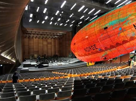 Grafica per il concerto con i Norge all'Opera di Firenze