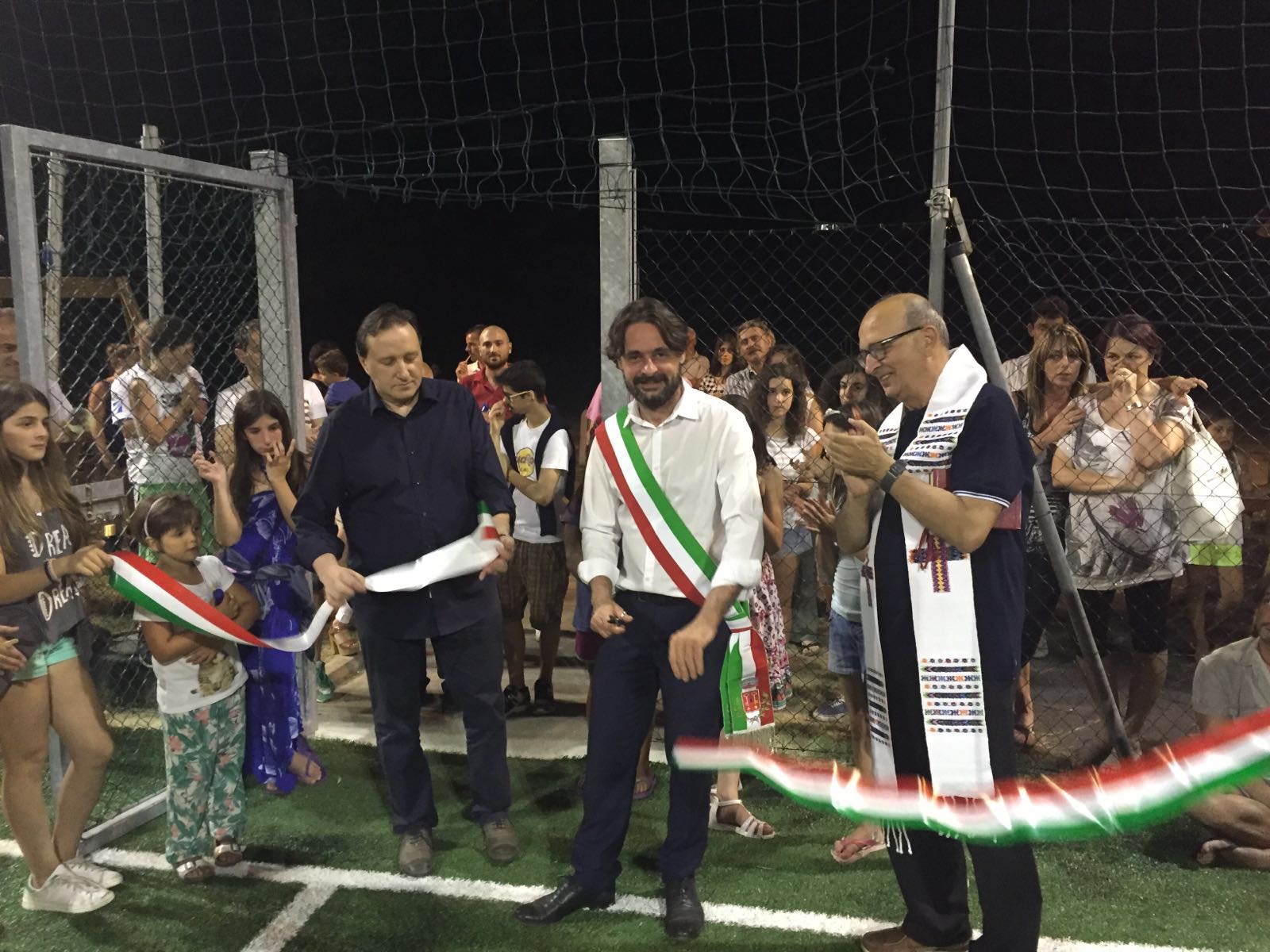 inaugurazione impianto sportivo di Montagnana