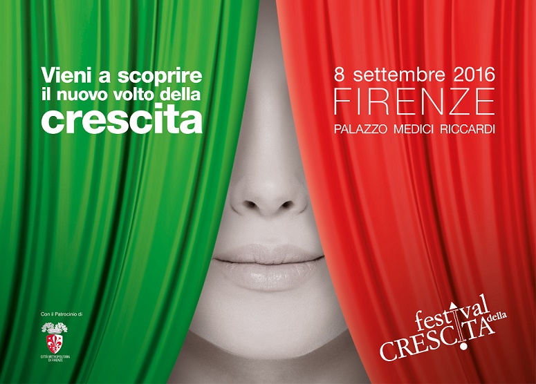 A Firenze giovedì 8 settembre il Festival della Crescita