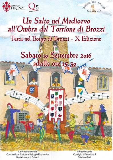 Manifesto della Festa Medievale di Brozzi