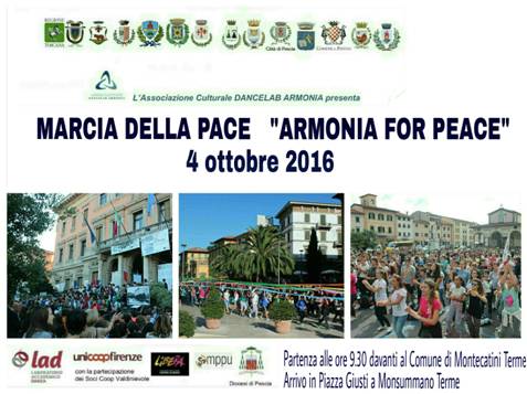 Marcia Armonia for Peace a Montecatini