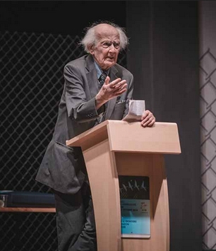Zygmunt Bauman al Festival delle generazioni (Foto Michele Monasta