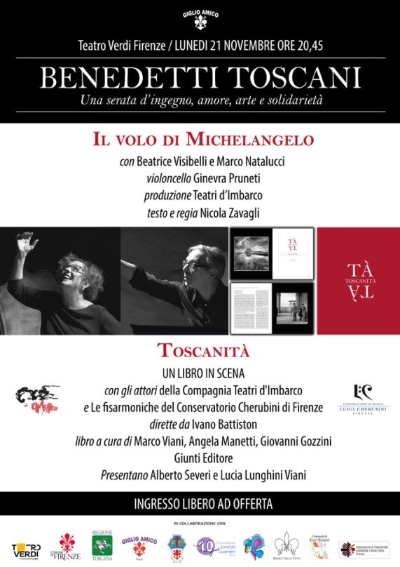 Manifesto dello spettacolo 'Benedetti Toscani'