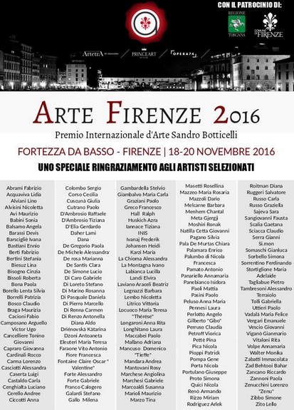 Locandina di Arte Firenze 2016