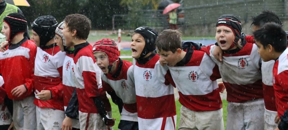 Under 12 alla Festa del Rugby a Firenze (fonte foto comunicato stampa)