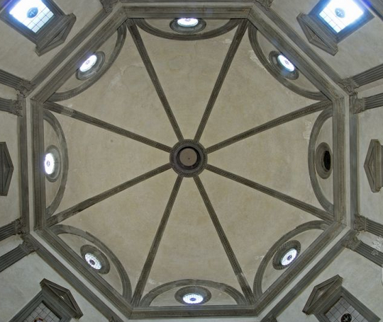 Cupola di Santo Spirito in una immagine dalla Mediateca di Palazzo Medici Riccardi