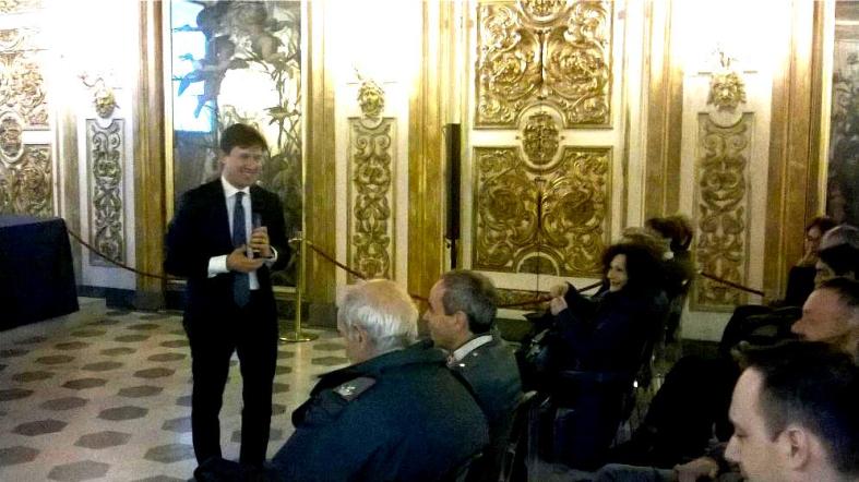 Un momento dell'incontro del Sindaco con i dipendenti della Citt Metropolitana di Firenze