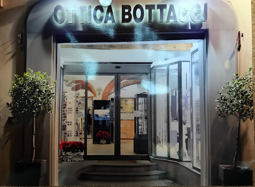 La vetrina di Ottica Bottacci