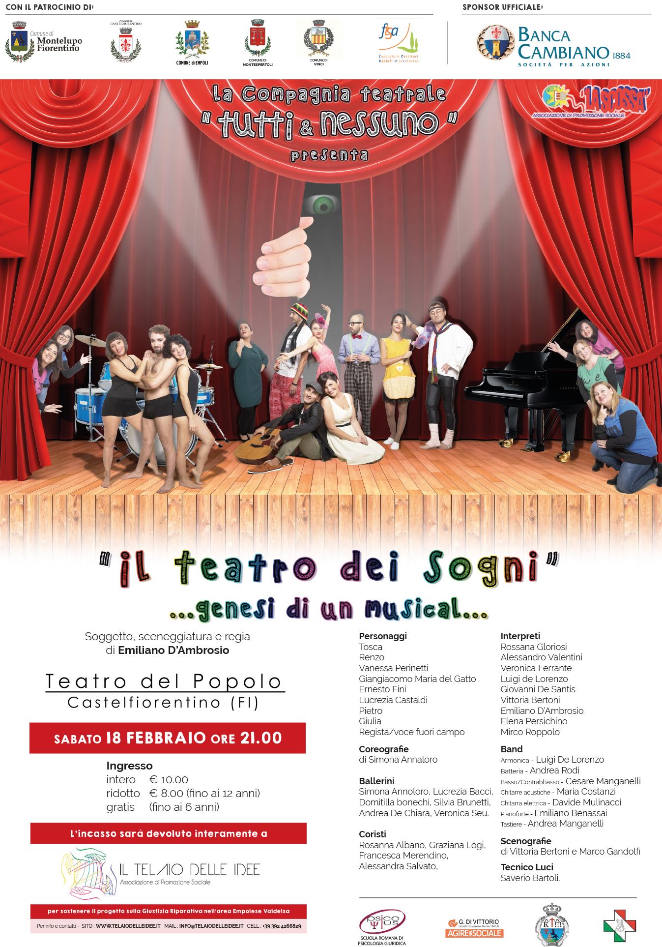 Castelfiorentino: Un Musical sull Amore al Teatro del Popolo