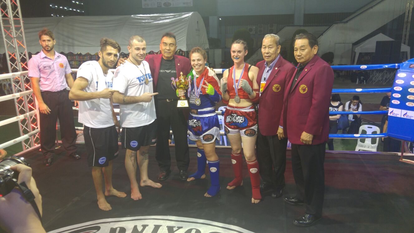 Emily Whaby campionessa del mondo Muay Thai