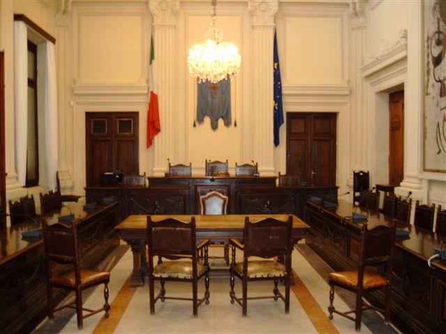 Sala del consiglio comunale di Montecatini (Fonte foto comune)