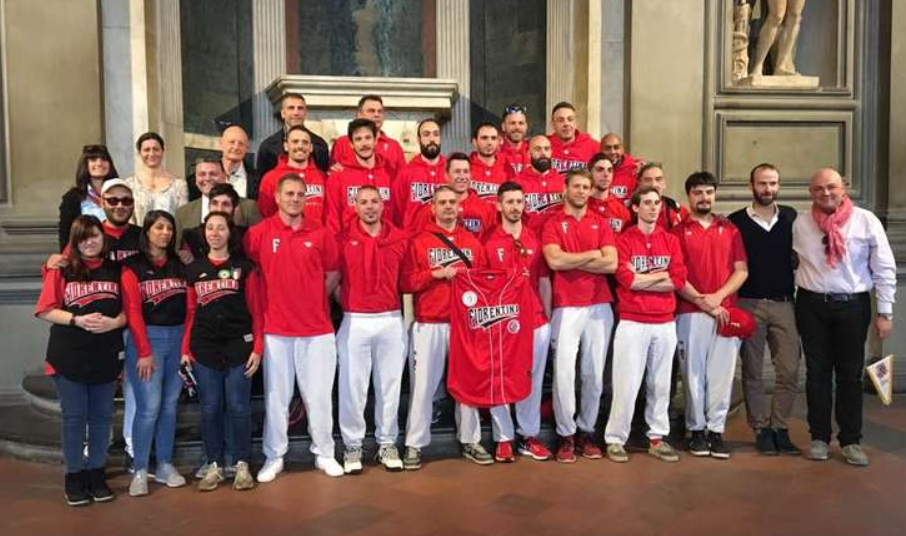 Presentazione della Fiorentina Baseball in Palazzo Vecchio