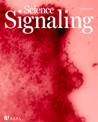 Copertina della rivista Science Signaling