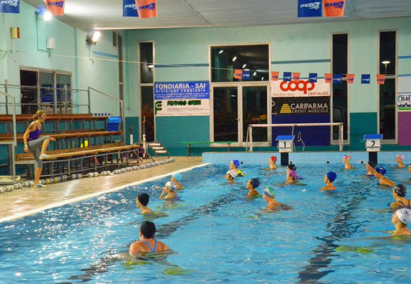 Vasca interna della piscina Fiammetta