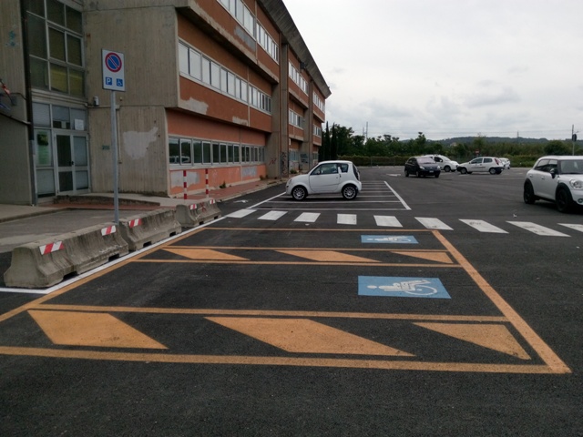 Il nuovo parcheggio al Polo scolastico di Empoli