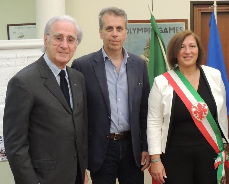 Da sinistra Franco Torrini Paolo Mangini e Maria Federica Giuliani
