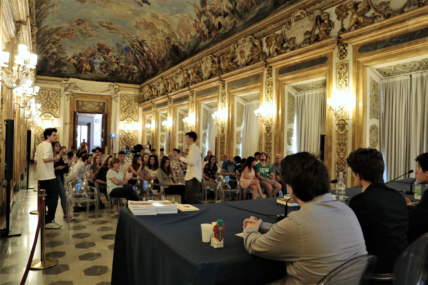 La presentazione di "Dante investigatore" in Palazzo Medici Riccardi (foto di Antonello Serino, Ufficio Stampa-Redazione di Met)