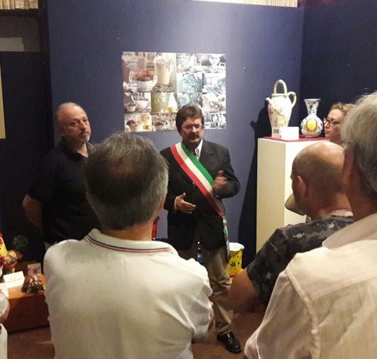 Inaugurazione mostra della Ceramica Giglio a Signa