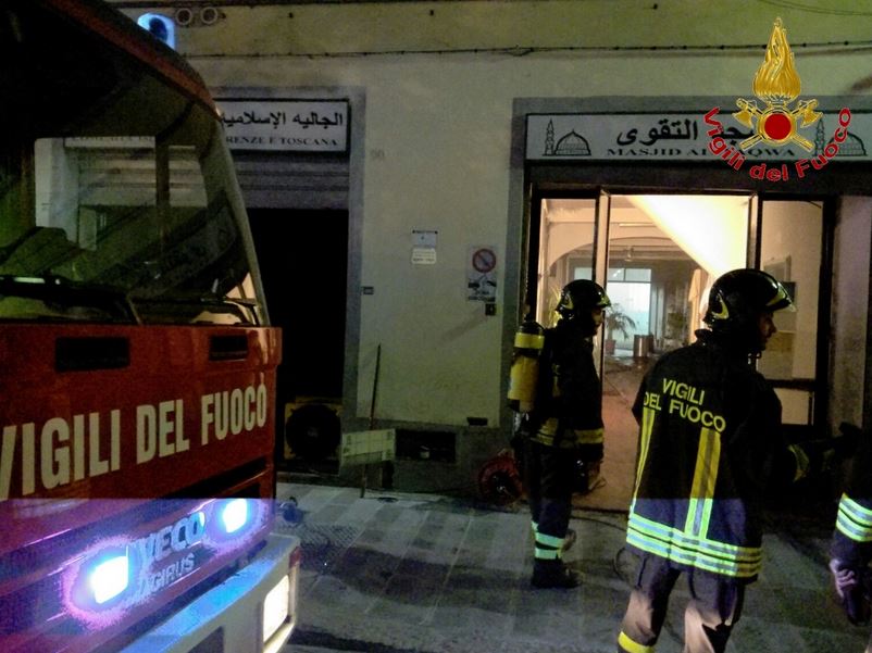 I vigili del Fuoco in Borgo Allegri