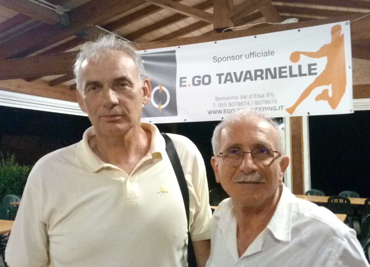 Lalic e il presidente della E.go Tavarnelle Frullano