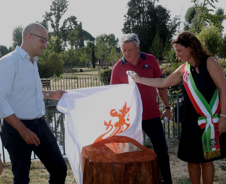 Si scopre la targa in memoria di Alessio Sabatini