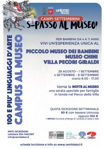 Manifesto Campus al Museo di Villa Pecori Giraldi