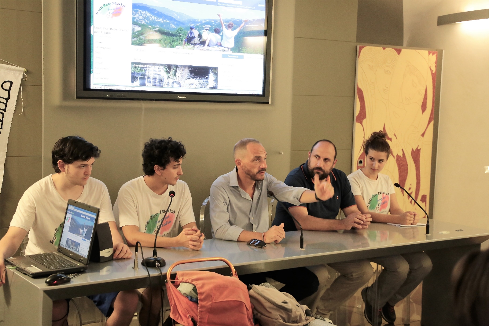 Un momento della conferenza stampa (foto di Antonello Serino, Ufficio Stampa - Redazione di Met)