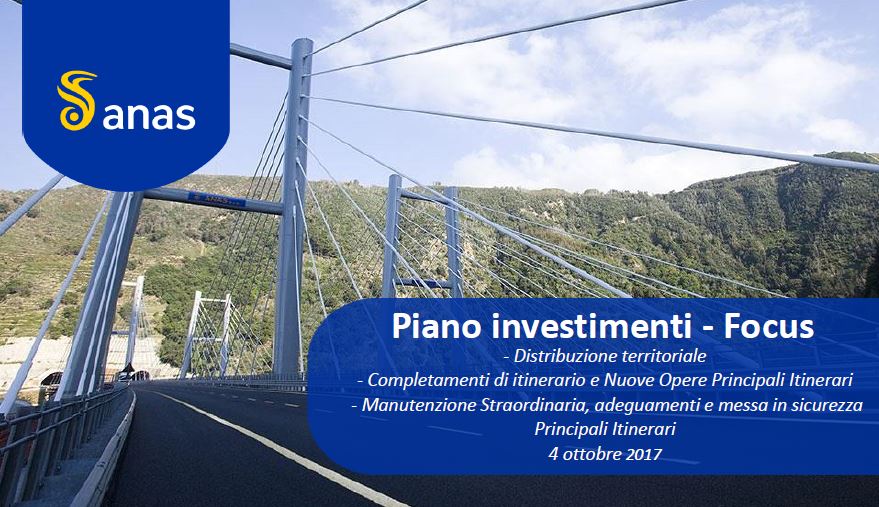 Slide Piano investimenti Anas
