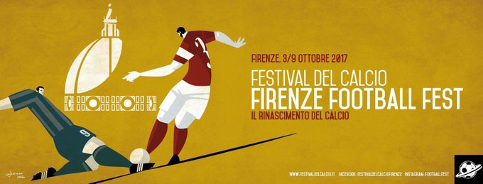 Dal 3 al 9 ottobre appuntamento con il Festival del Calcio Firenze Football Fest