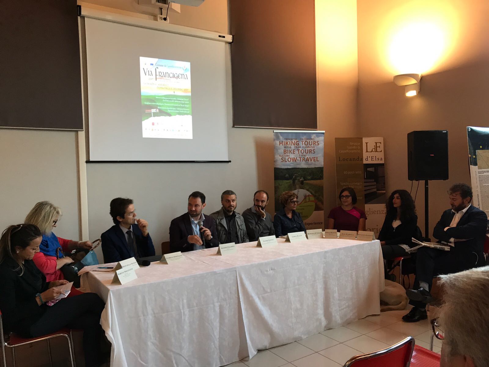 Il convegno sull'accessibilità che si tiene questa mattina all'Ostello "Locanda d'Elsa"