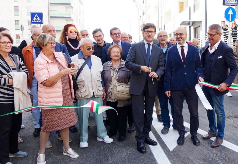 Inaugurazione del collegamento tra via Gui e via Paisiello 