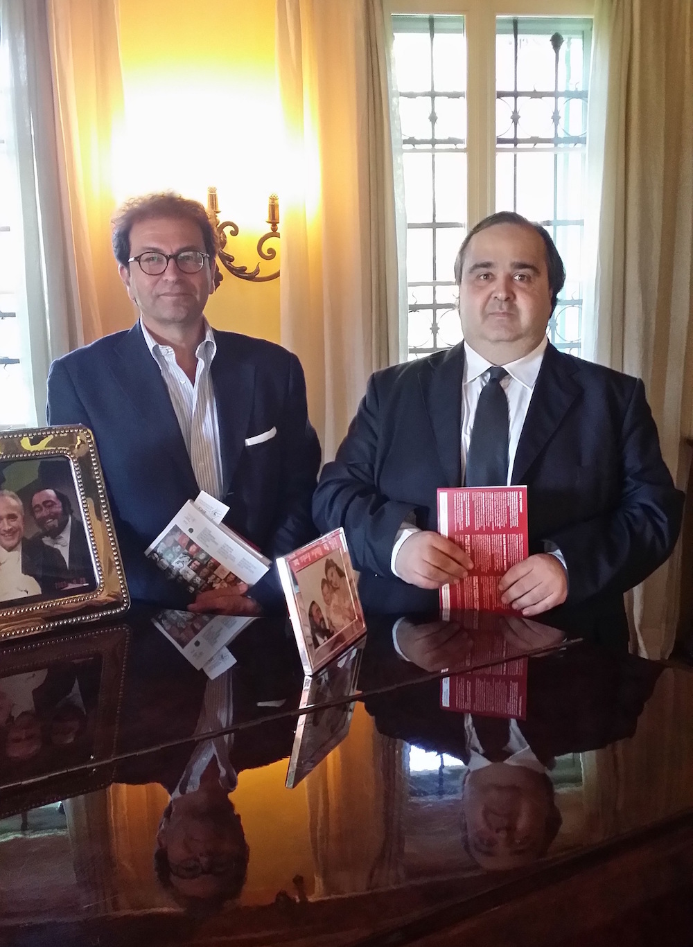 Associazione nazionale Case della Memoria - Il presidente Rigoli e il vicepresidente Capaccioli