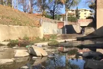 videoispezione affluenti Arno - foce dell’Affrico (Frame video Facebook Dario Nardella) 